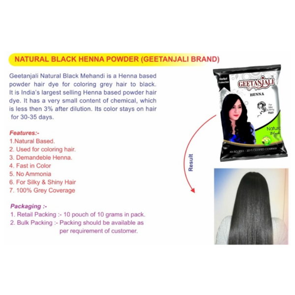 black henna hair color